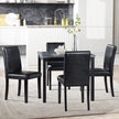 5 Piece Wooden Dining Table Set