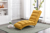 Linen Chaise Lounge Modern Message Chair