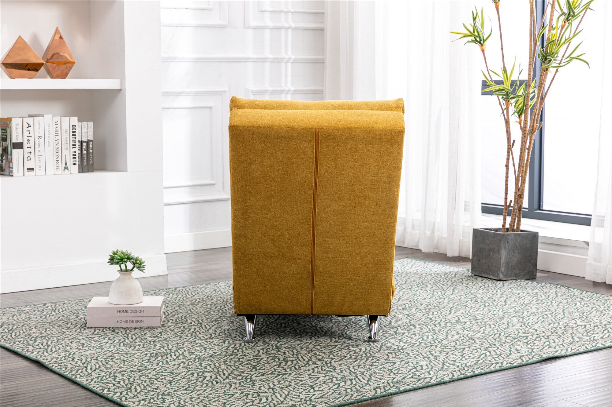 Linen Chaise Lounge Modern Message Chair