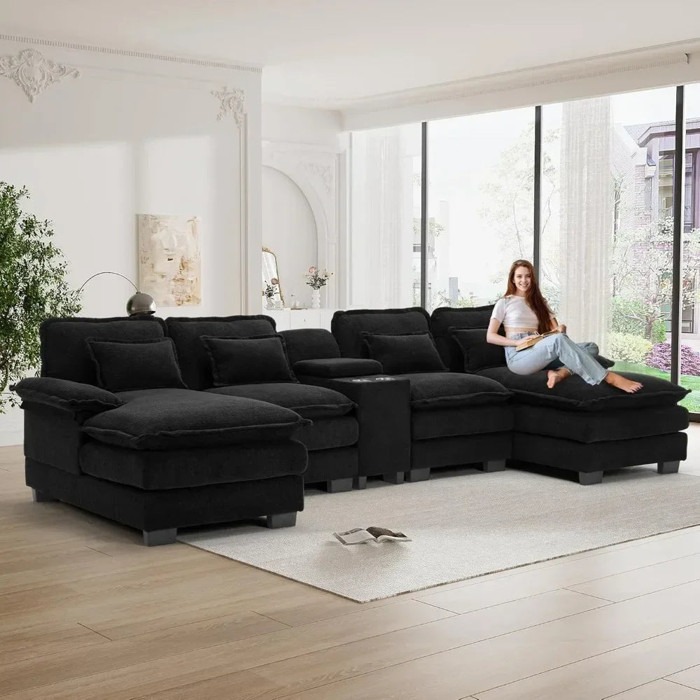Comfy U Shape Cloud Couch - 124\