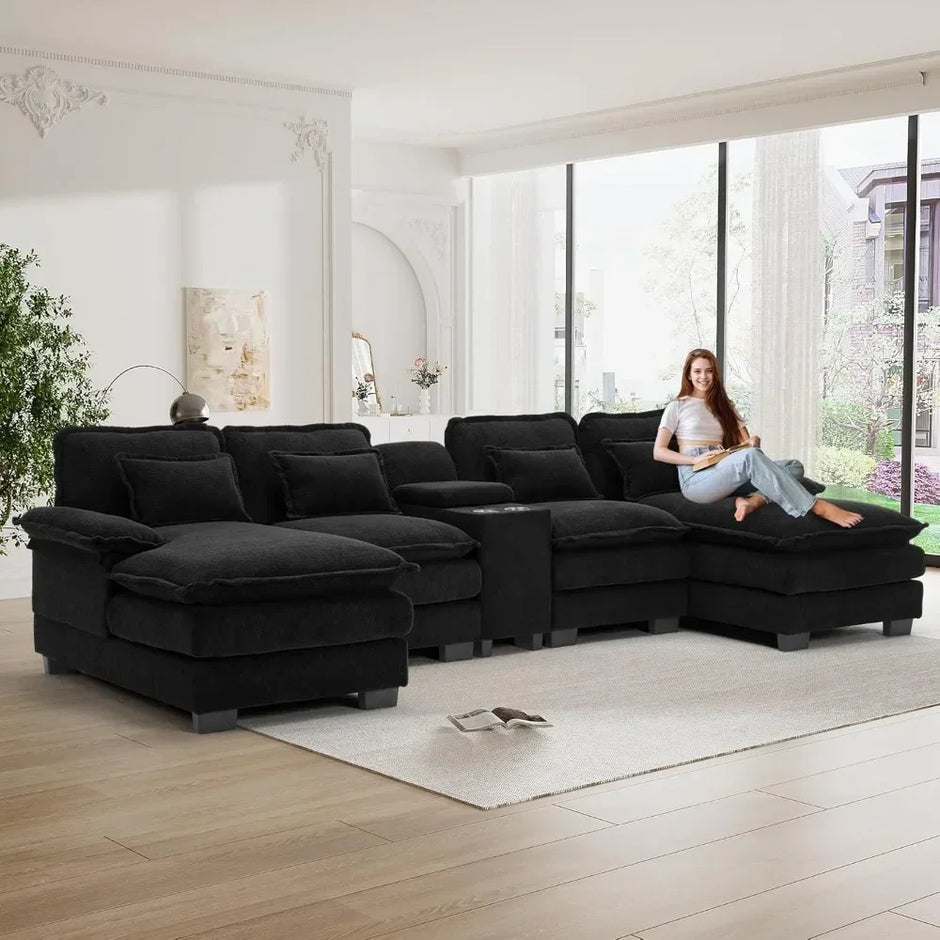 Comfy U Shape Cloud Couch - 124\